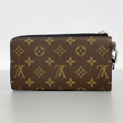 Louis Vuitton Monogram Macassar Zippy Dragonne Long Wallet M69407 Brown/Black