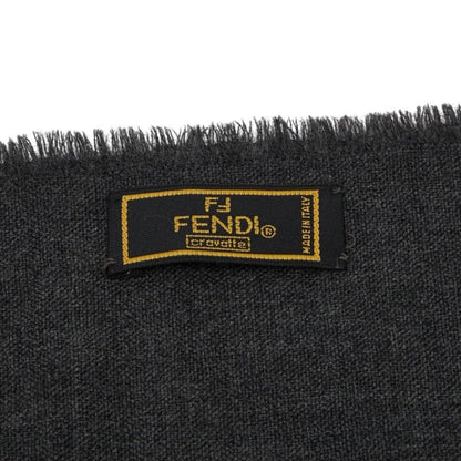 Fendi Logo Fringe Scarf