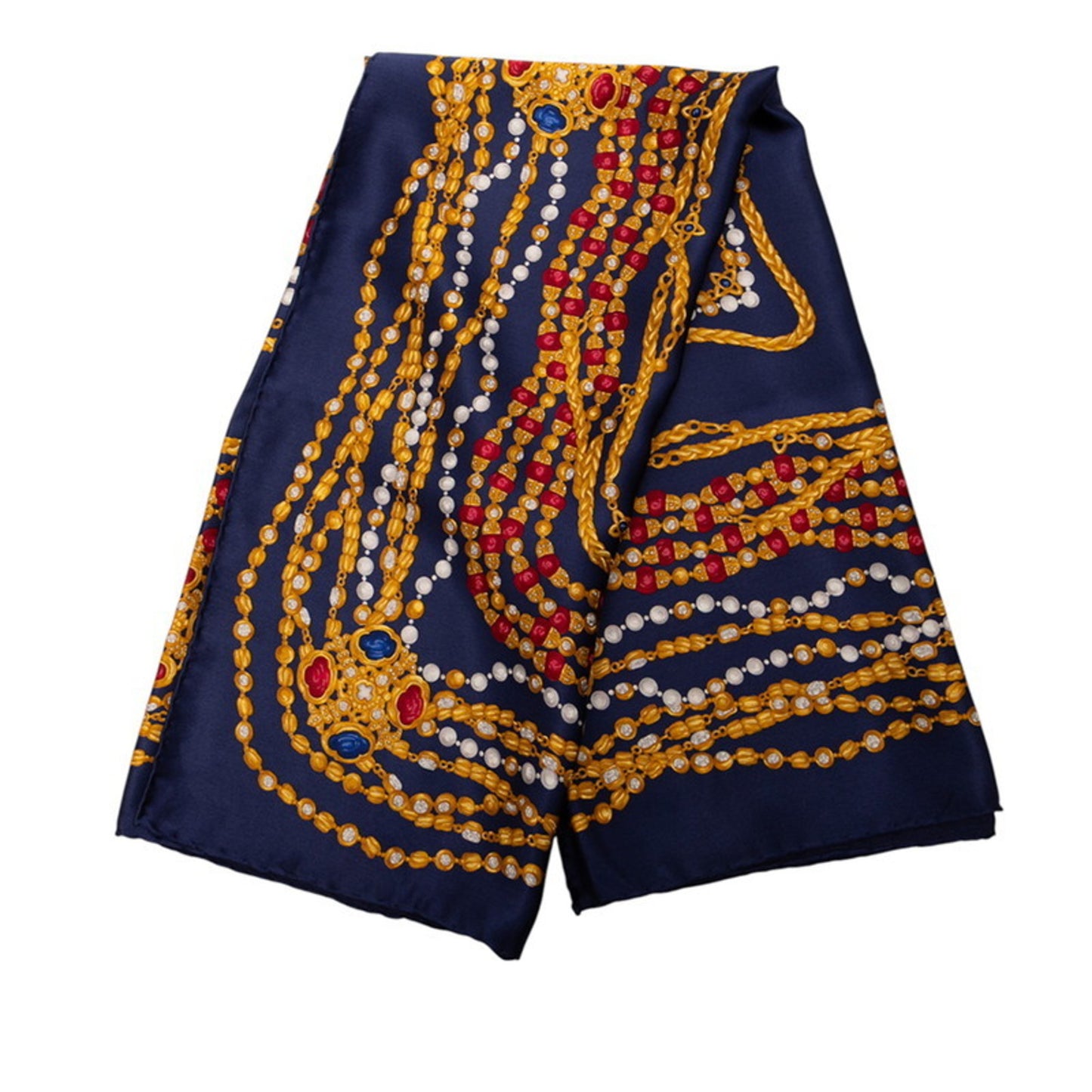 Chanel Jewelry Jewel Pattern Scarf