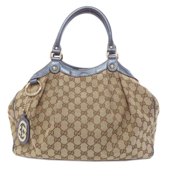 Gucci 211944 Sukey Gg Canvas Handbag