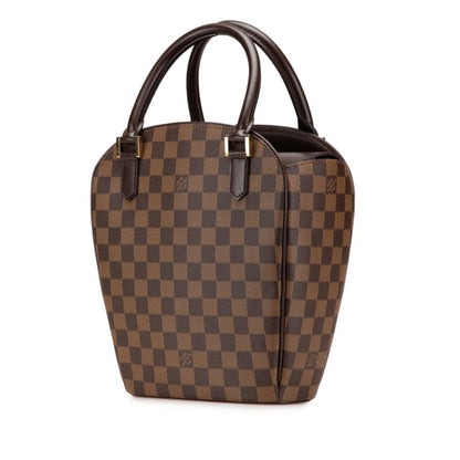 Louis Vuitton Damier Saria So Handbag N51284 Brown Pvc Leather