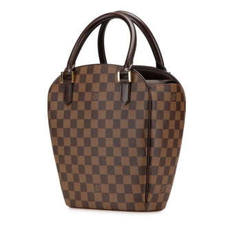 Louis Vuitton Damier Saria So Handbag N51284 Brown Pvc Leather