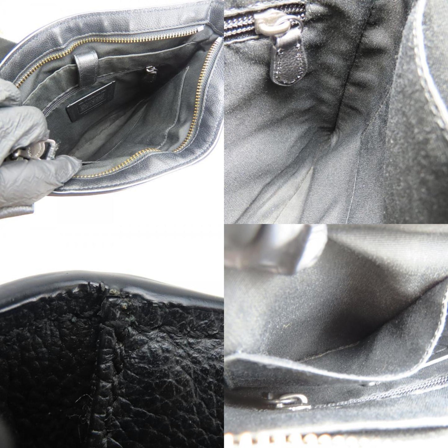 Coach Shoulder Bag F59894 Leather Camouflage