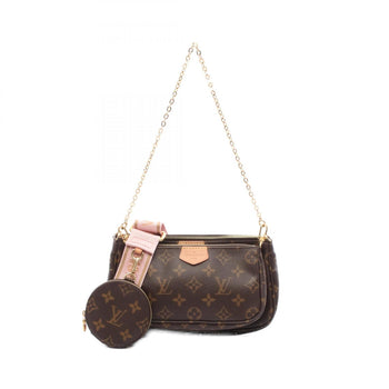Louis Vuitton Multi Pochette Accessoires Monogram Rose Claire Shoulder Bag