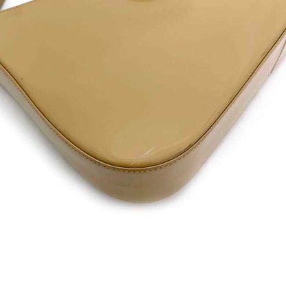 Salvatore Ferragamo Bag Ec-23056 Beige Gancini Calf Leather Dd 21 82 C3 Handbag Metal Fittings