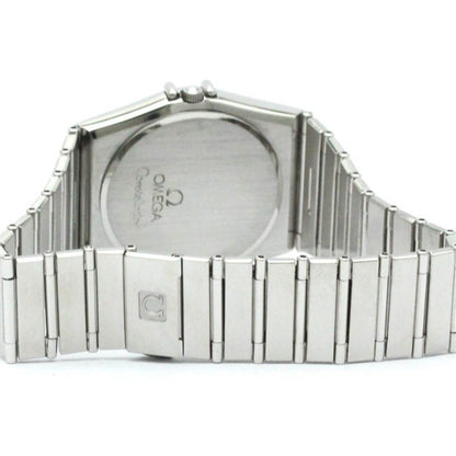Polished Omega Constellation Stainless Steel Quartz