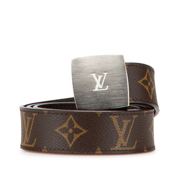 Louis Vuitton Monogram Santur Lv Cut Belt Size: 80/32 M6888W Brown Pvc Leather
