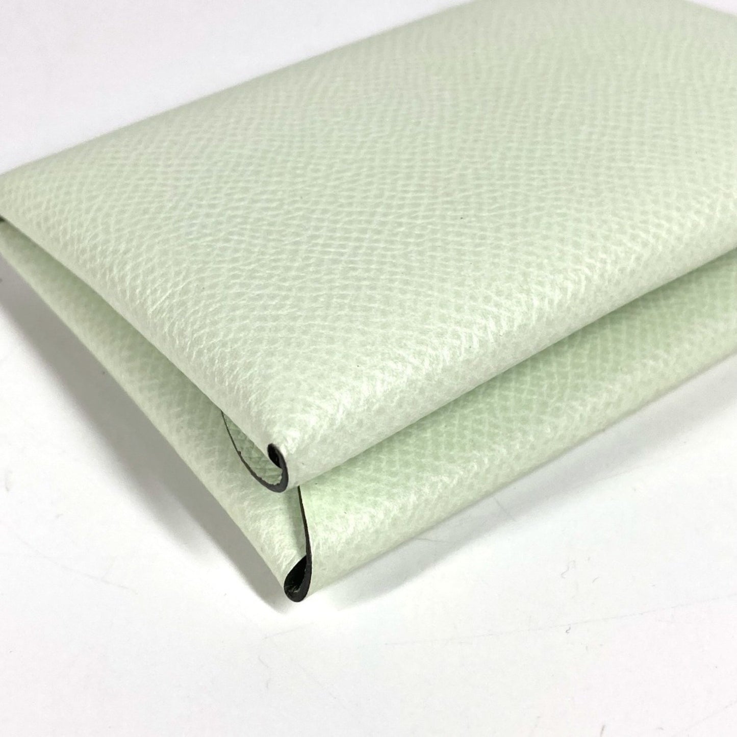 Hermes Herms Bifold Slim Calvi Duo Wallet With Card Case And Coin Purse