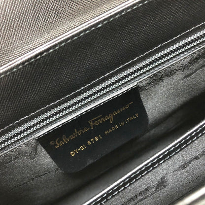 Salvatore Ferragamo Bag 2Way Hand Bag Black Goldhardware