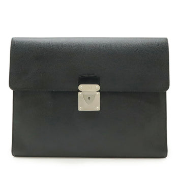 Louis Vuitton Taiga Minute Bag Document Case Leather Ardoise Black M31062