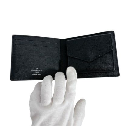 Louis Vuitton Louis Vuitton Bi-Fold Wallet Wallet Damier Graphite Portefeuille Marco Canvas N62664