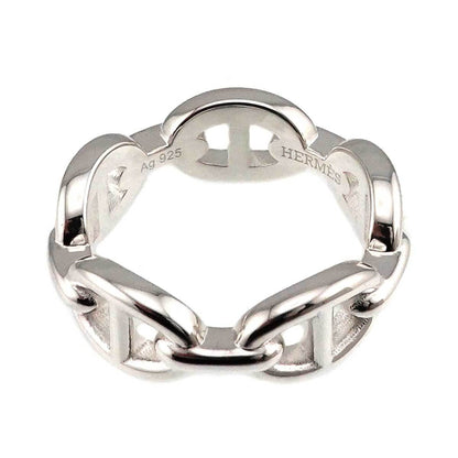 Hermes Herms Chaine D'Ancre Enchaine Pm #54 Ring