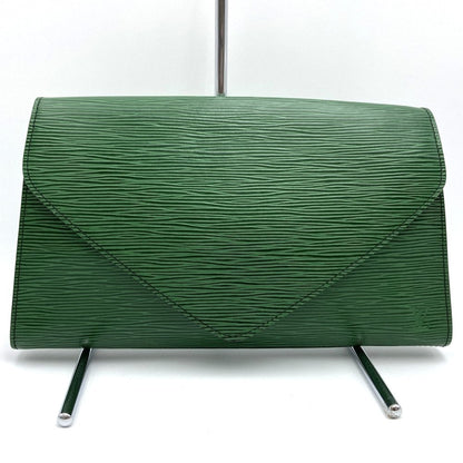 Louis Vuitton Art Deco M52644 Clutch Bag/Second Bag In Green Epi Leather