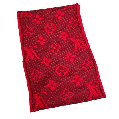 Louis Vuitton Louis Vuitton Echarpe Mania M72432 No Tag Red Scarf