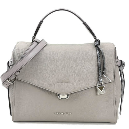 Michael Kors Handbag Shoulder Bag Leather Grey
