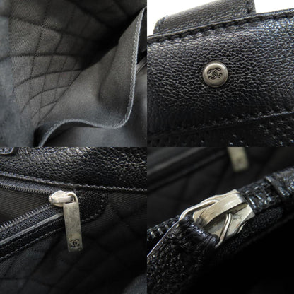 Chanel Coco Mark Punching Tote Bag Calfskin