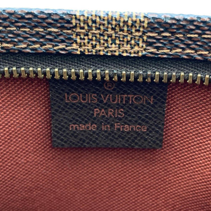 Louis Vuitton Truth Makeup Pochette Hand Pouch Damier Ebene N51982 Brown No1918