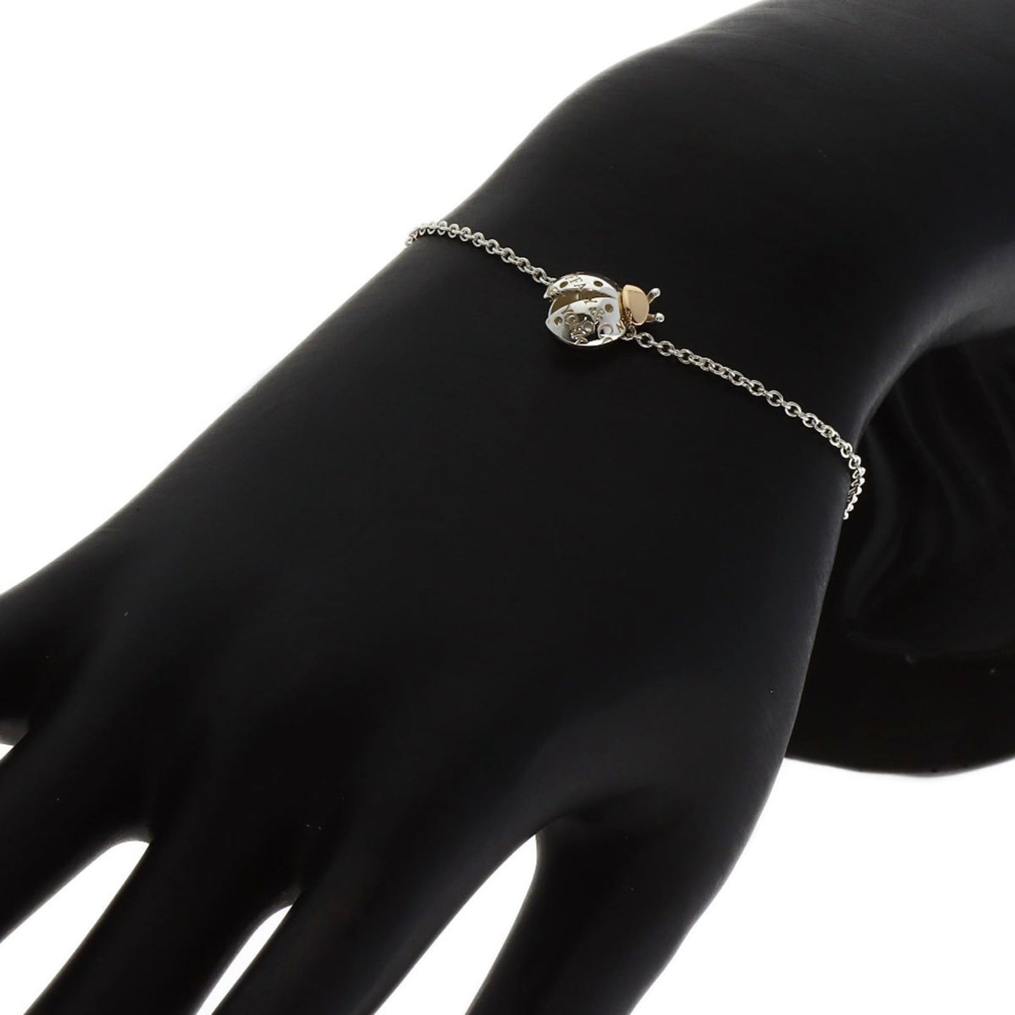 Tiffany & Co. Ladybug Bracelet In 18K Silver.