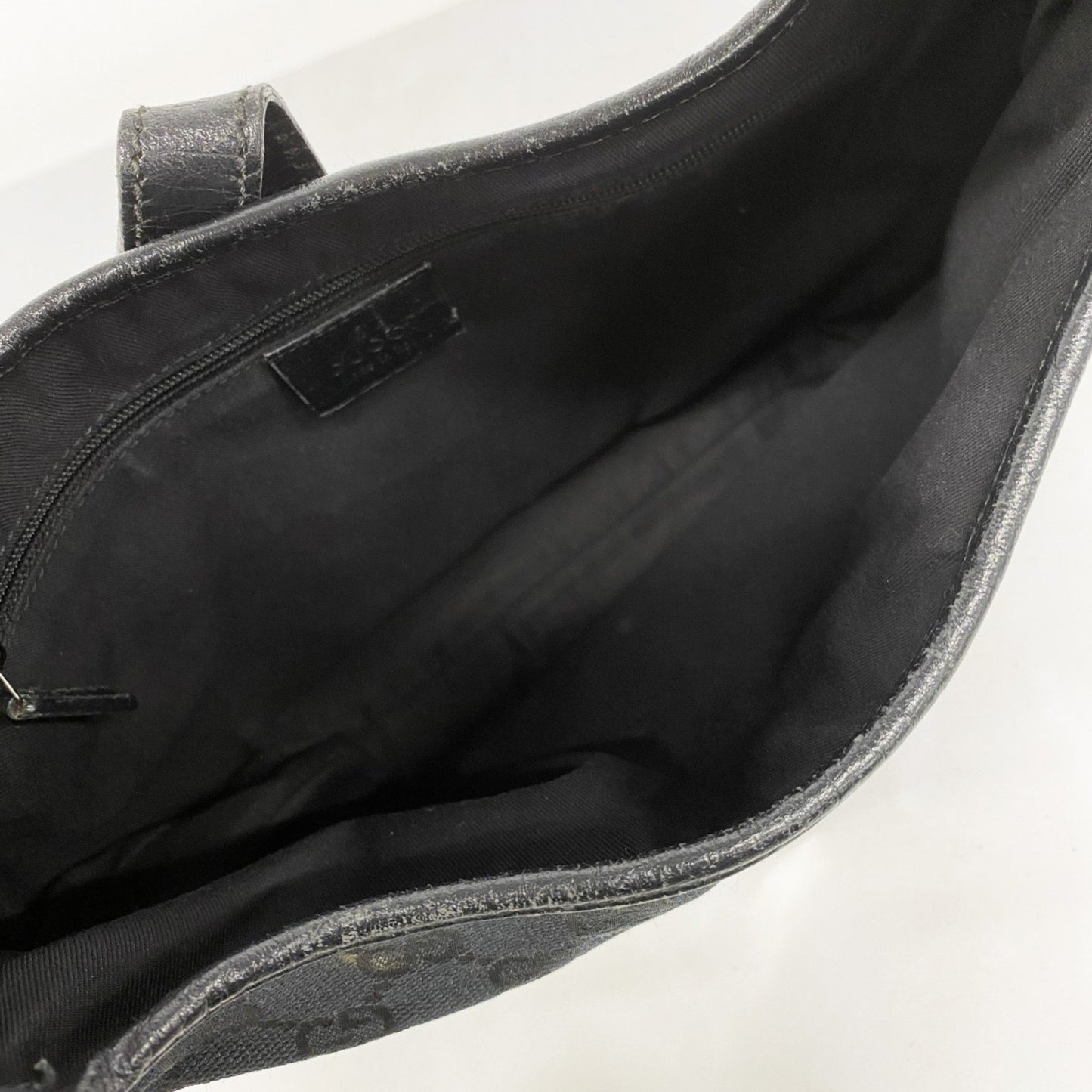 Gucci Gg Canvas Jackie Handbag 00963 Black