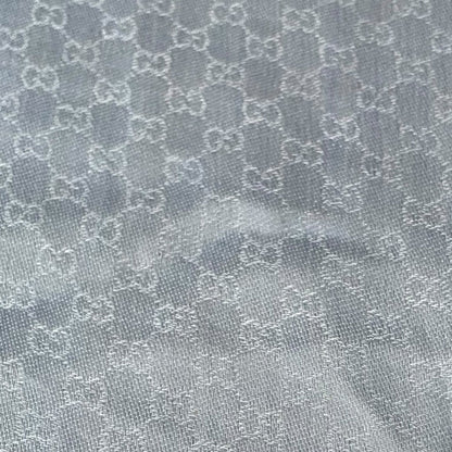 Gucci Gg Pattern Cashmere Blend Scarf Shawl Muffler Blue