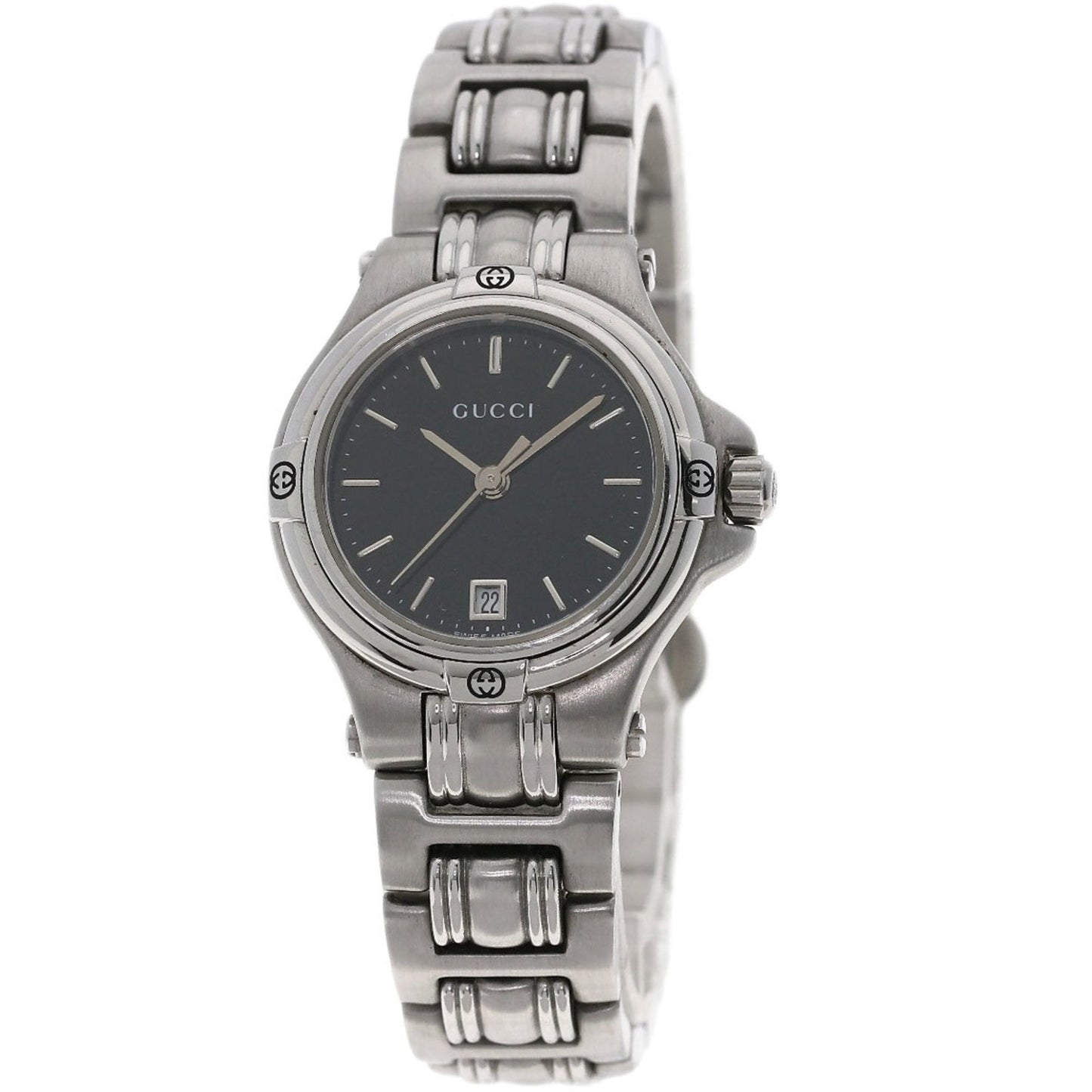 Gucci 9040L Stainless Steel/Ss