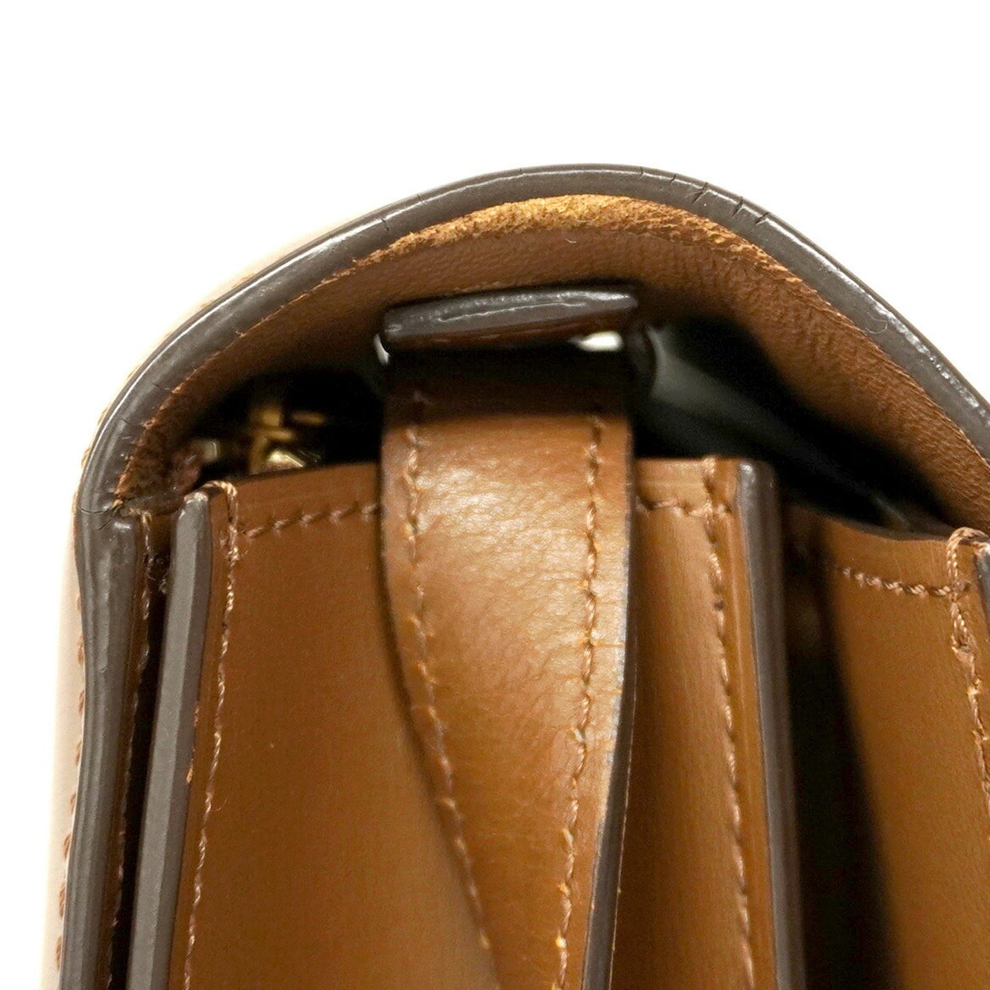 Celine Classic Box Leather Shoulder Bag Brown