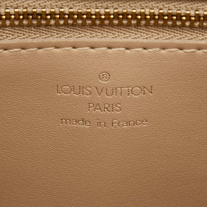 Louis Vuitton Monogram Vernis Christy Gm Shoulder Bag M91147 Beige Patent Leather