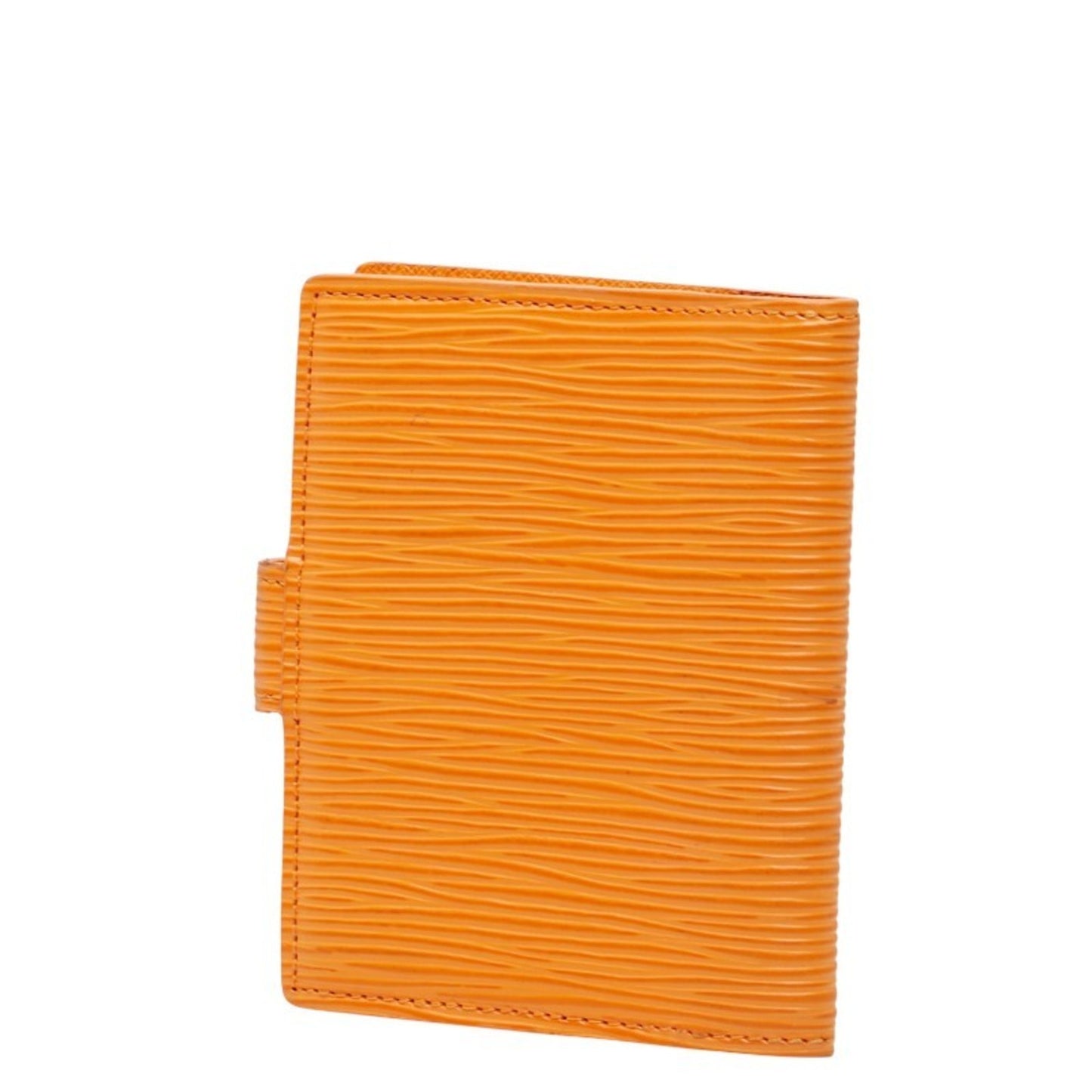Louis Vuitton Epi Agenda Mini Planner Cover R2007H Mandarin Orange Leather