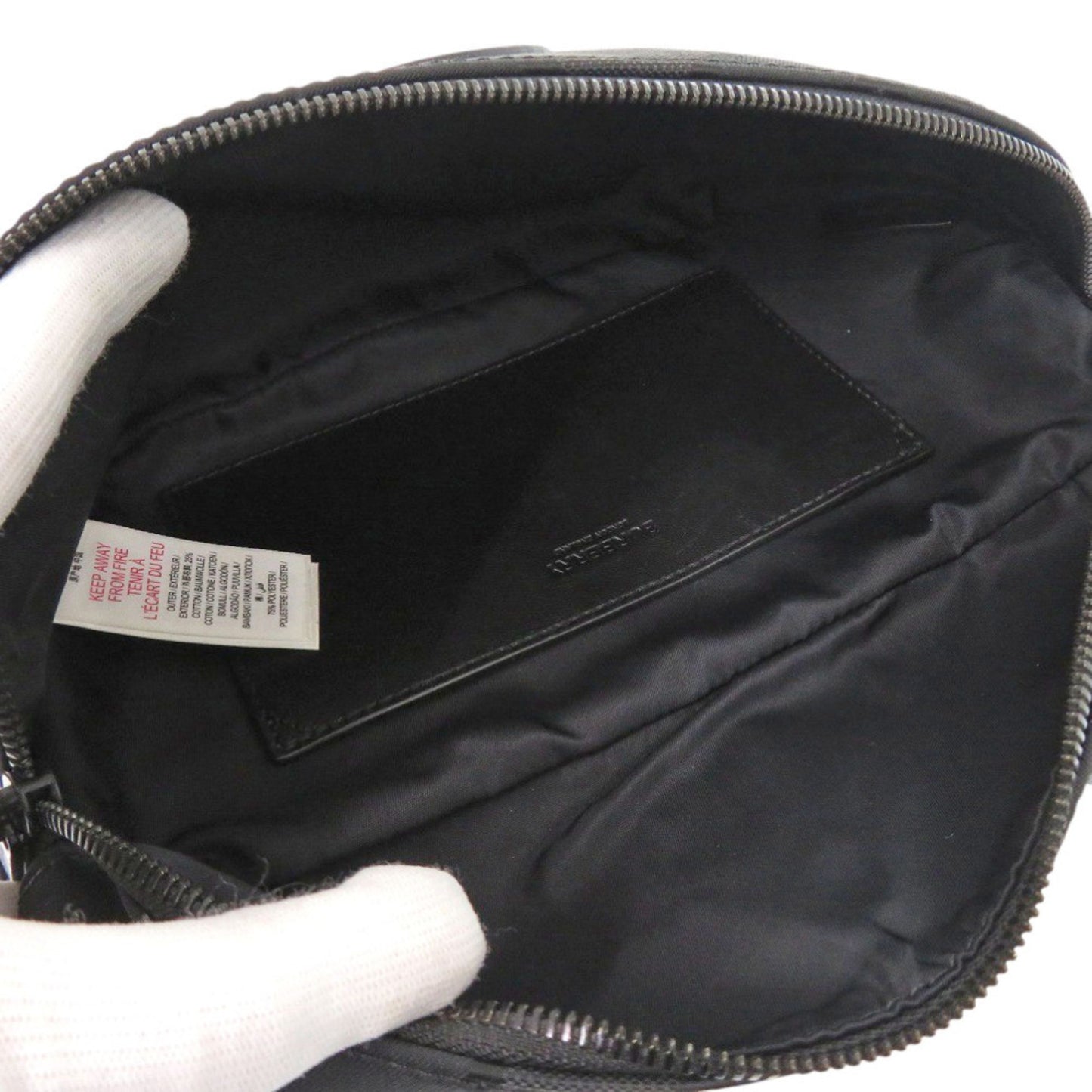 Burberry 8029991 Nylon Black Waist Bag/Body Bag 1005 Burberry