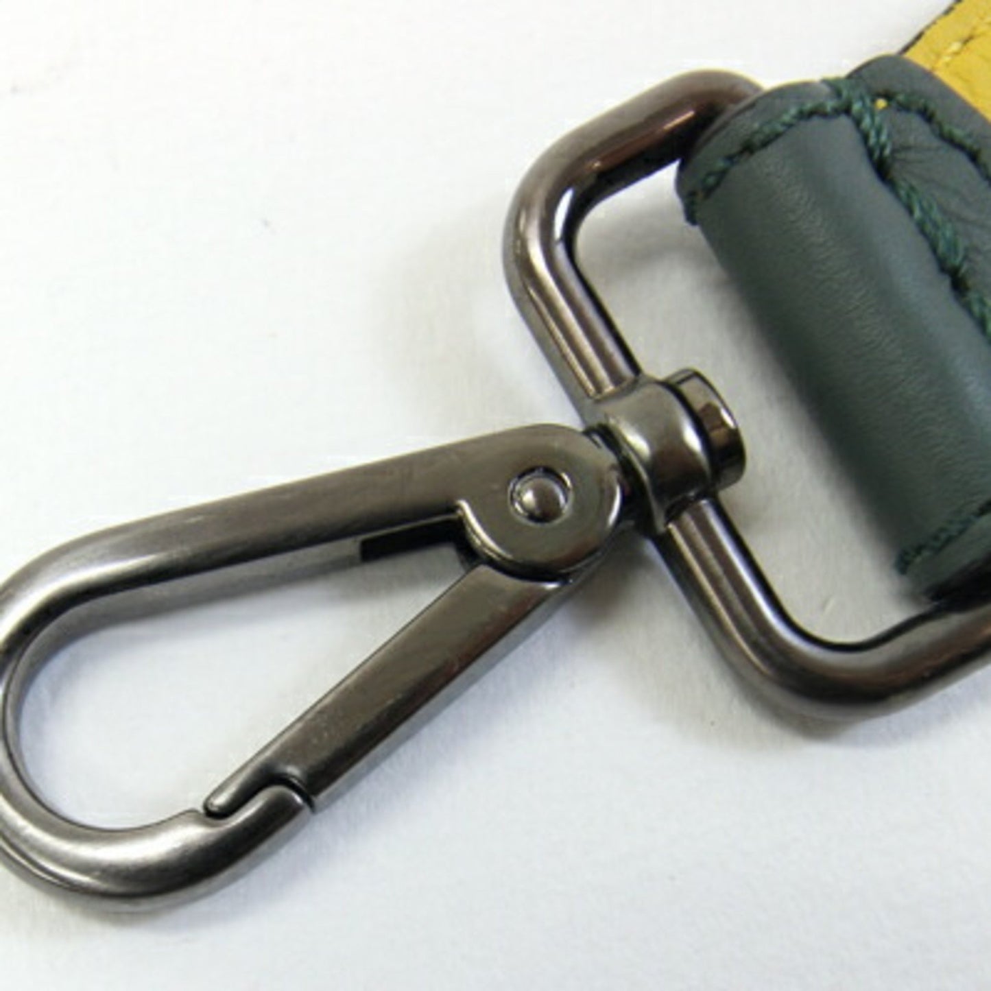 Fendi Shoulder Strap You Smoky Blue Green Yellow Leather Bag Replacement