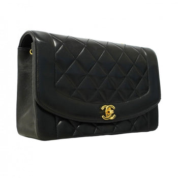 Chanel Diana Matelasse Chain Shoulder Bag In Lambskin