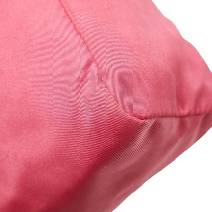 Prada Triangle Logo Plate Pouch Pink Nylon