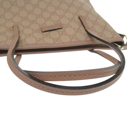 Gucci 2Way Handbag Gg Supreme 353440 Coated Canvas Leather Pink 0302Gucci