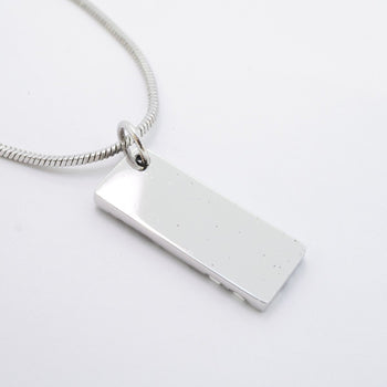 Christian Dior Trotter Metal Necklace In Silver