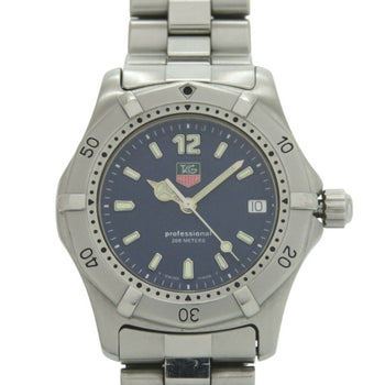 Tag Heuer Professional 200M Wk1213 Ss Blue Silver Quartz Watch 1493Tag Heuer