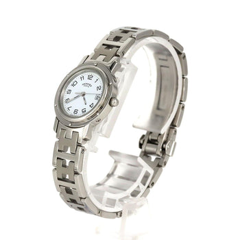 Herms Clipper Cl4.210 Stainless Steel Quartz Watch