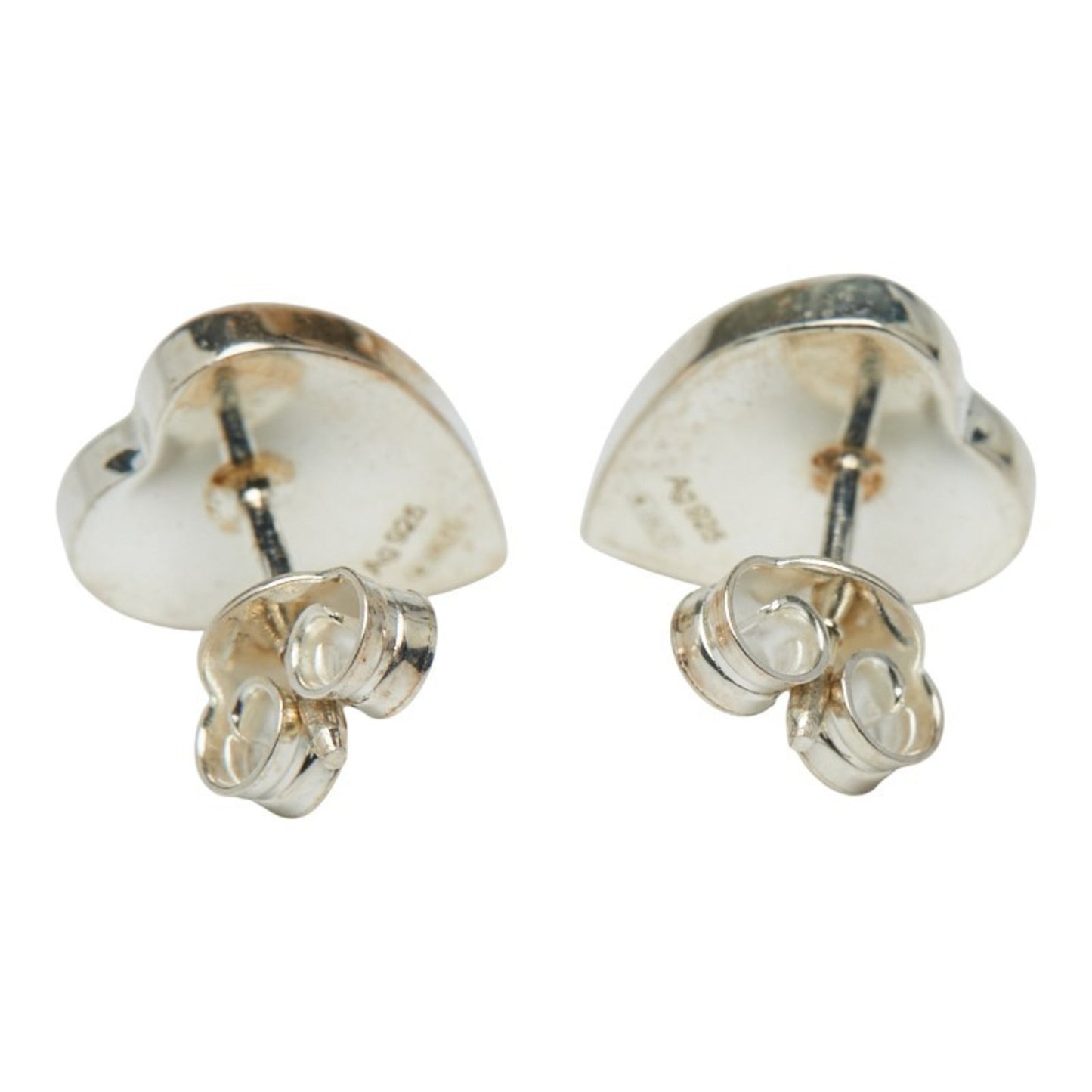 Gucci Heart Stud Earrings Sv925 Silver