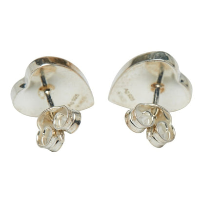 Gucci Heart Stud Earrings Sv925 Silver