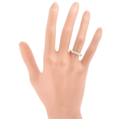 Christian Dior Dior Full Eternity Ring Diamond Size 10 K18Yg 3.6G Pt900 Yellow Gold Platinum
