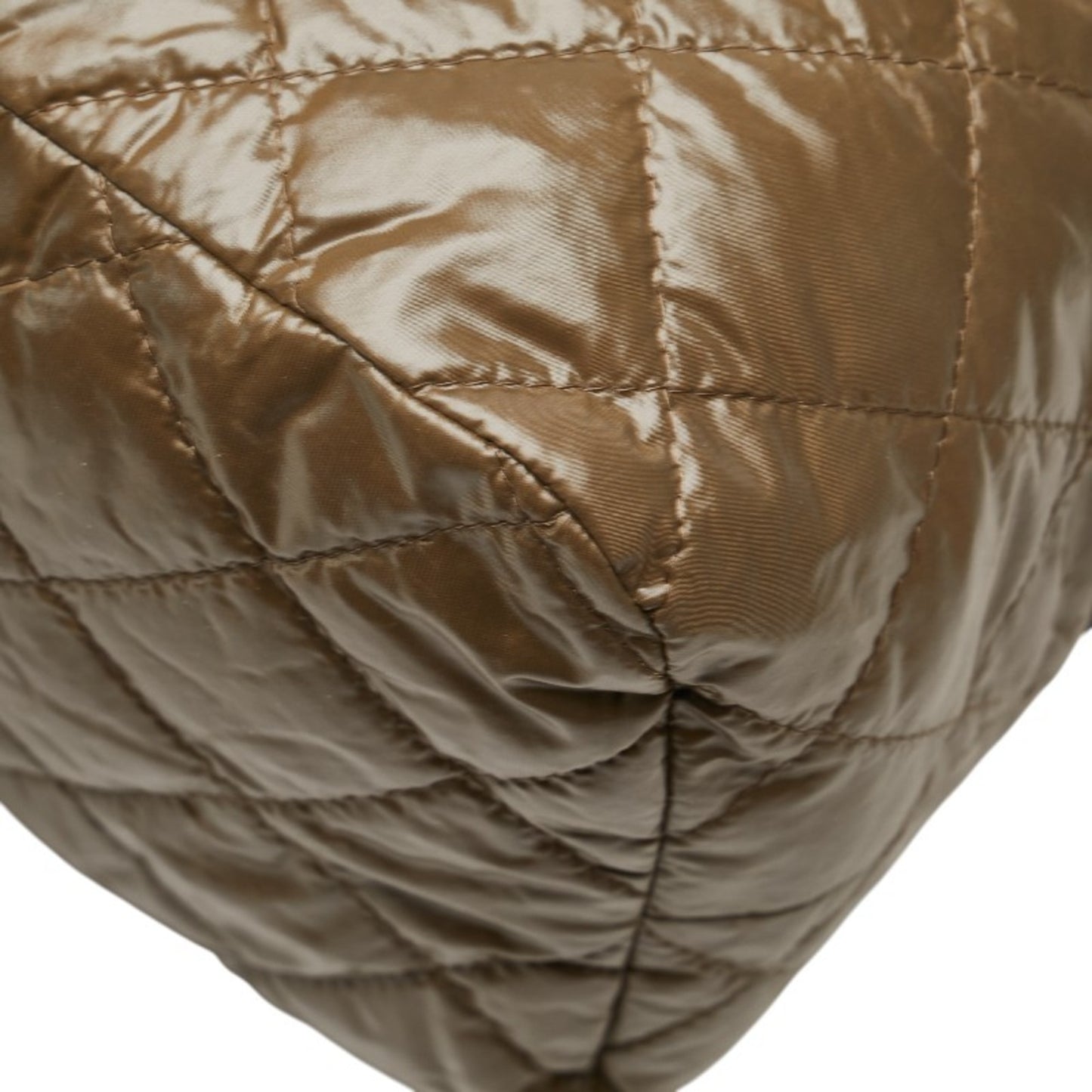 Burberry Logo Plate Shoulder Bag Khaki Black Nylon