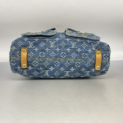 Louis Vuitton Monogram Denim Baggy Gm M95048 Blue