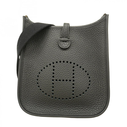 Leather Hermes Shoulder Bag Taurillon Clemence