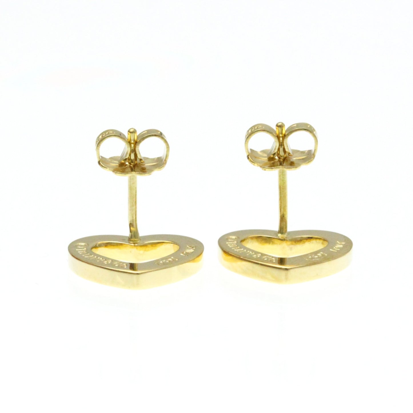 Tiffany Heart Earrings No Stone Yellow Gold (18K) Stud Earrings Gold