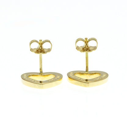 Tiffany Heart Earrings No Stone Yellow Gold (18K) Stud Earrings Gold