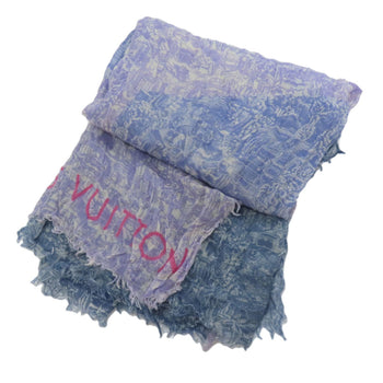 Louis Vuitton All-Over Cityscape Print Scarf/Muffler In Cashmere