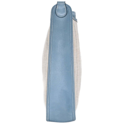 Hermes Vespa Pm Canvas Blue Jean Shoulder Bag For Men And Women