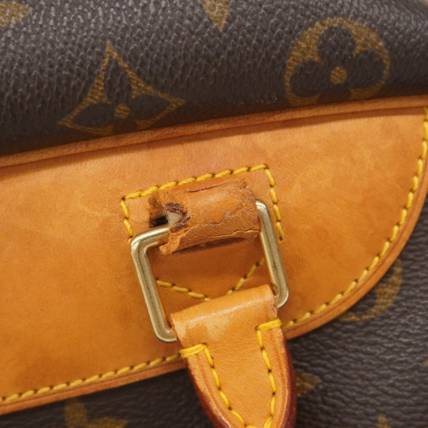 Louis Vuitton Monogram Deauville Handbag M47270 Brown