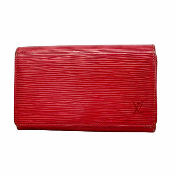 Louis Vuitton Epi Wallet Porte Monnaie-Vieux Tresor M63507 Castilian Red