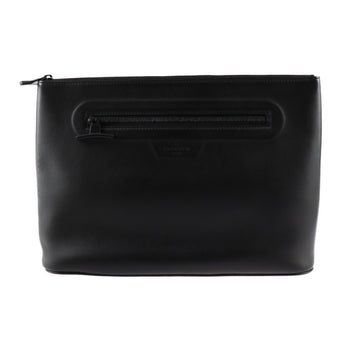 Louis Vuitton Louis Vuitton Pochette Cosmos Dark Infinity Second Bag M63268 Leather Black Clutch