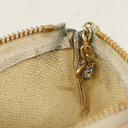 Louis Vuitton Damier Azur Pochette Cle Wallet/Coin Case N62659 White